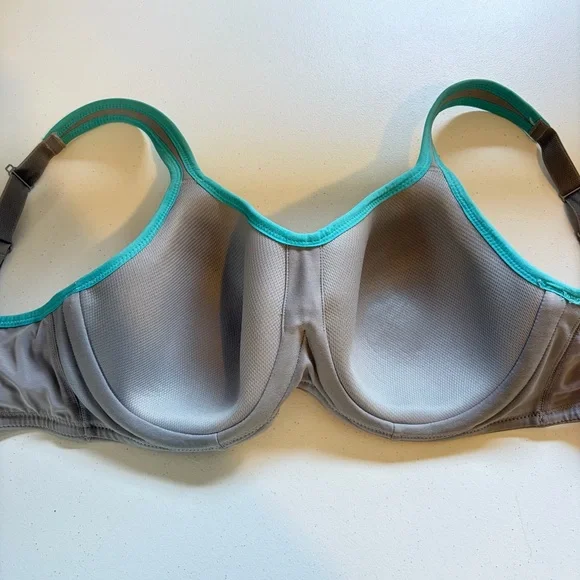 Fit Fully Yours Pauline Underwire Sports Bra High Impact Workout size 32F 32ddd - Picture 4 of 7